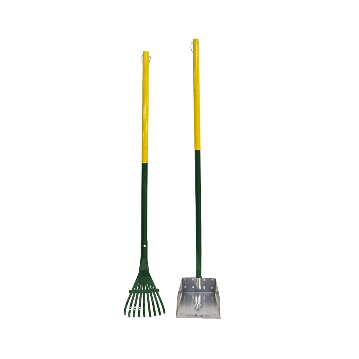 Four Paws Rake & Pan Pooper Scooper Set, 7in x 7in x 38in