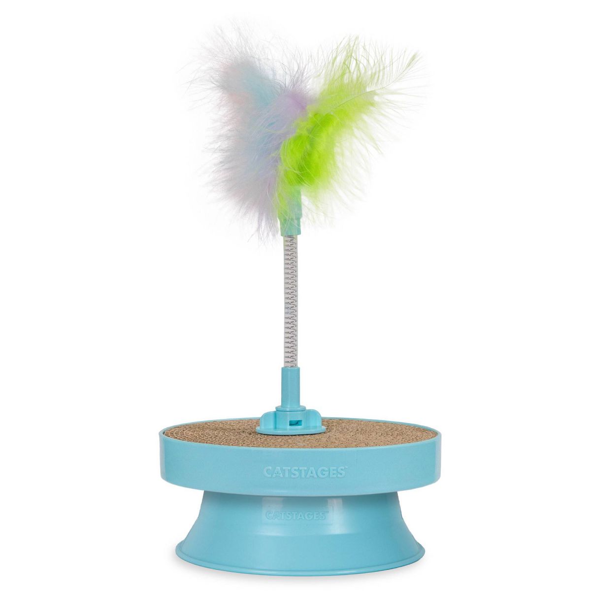 Catstages 2-in-1 Track Topper Scratch and Bat Cat Post Toy