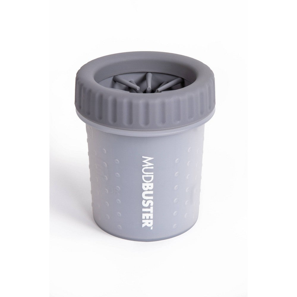 Dexas MudBuster Portable Dog Paw Washer/Paw Cleaner Small Light Gray