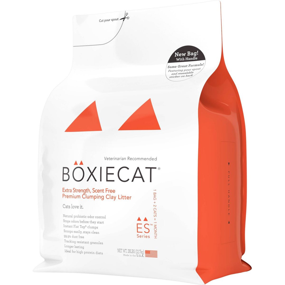 Boxiecat Extra Strength Clumping Clay Cat Litter 28lb