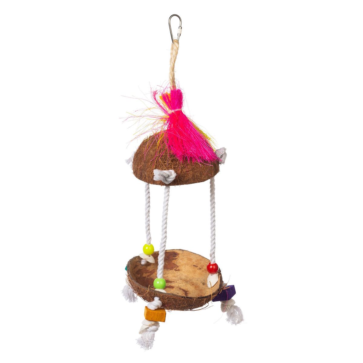 Prevue Pet Products Tiki Hut Playfuls Forage & Engage Bird Toy