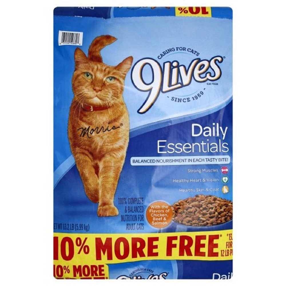 9Lives Daily Essentials Dry Cat Food 12lb Bag
