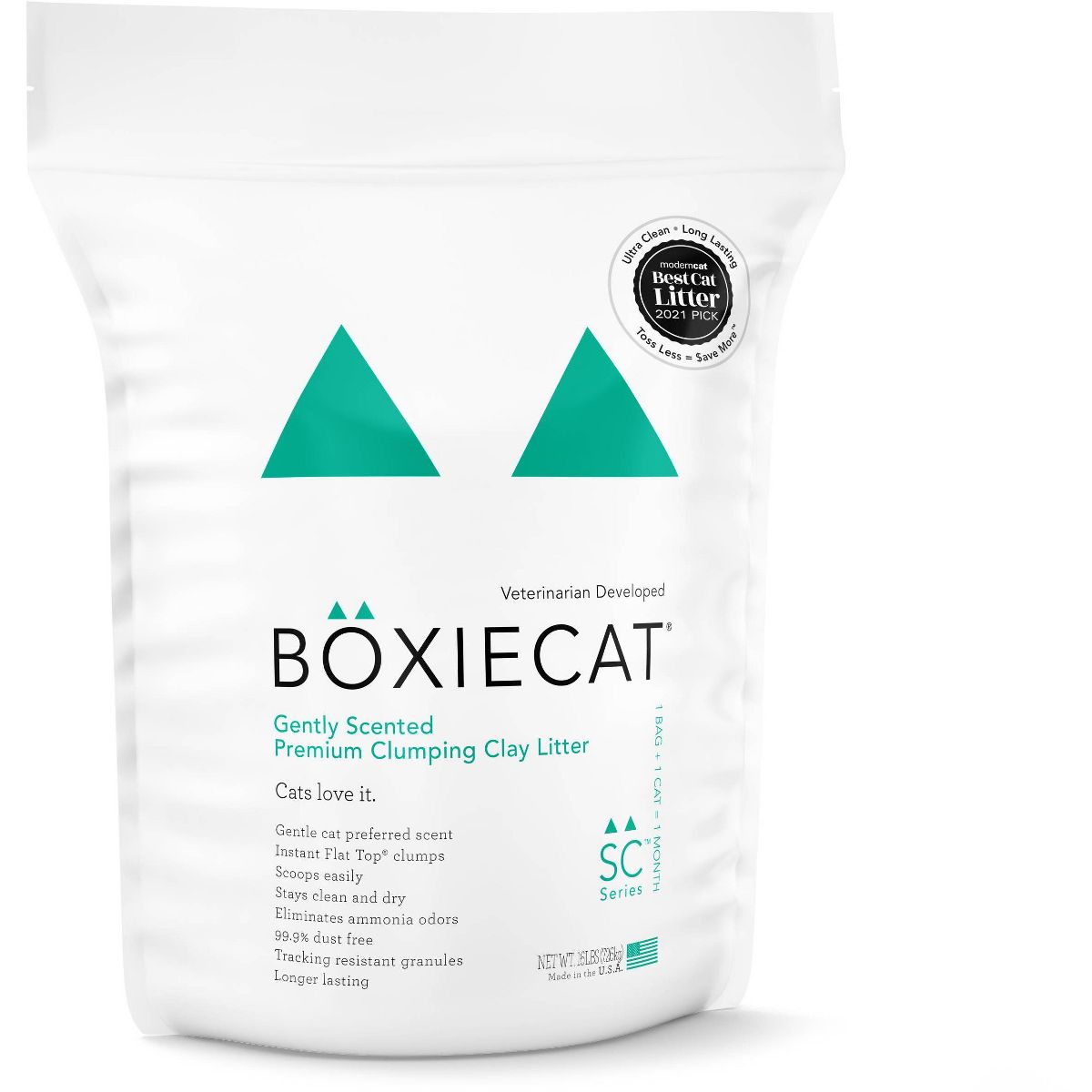 Boxiecat Gently Scented Clumping Clay Cat Litter 16lb