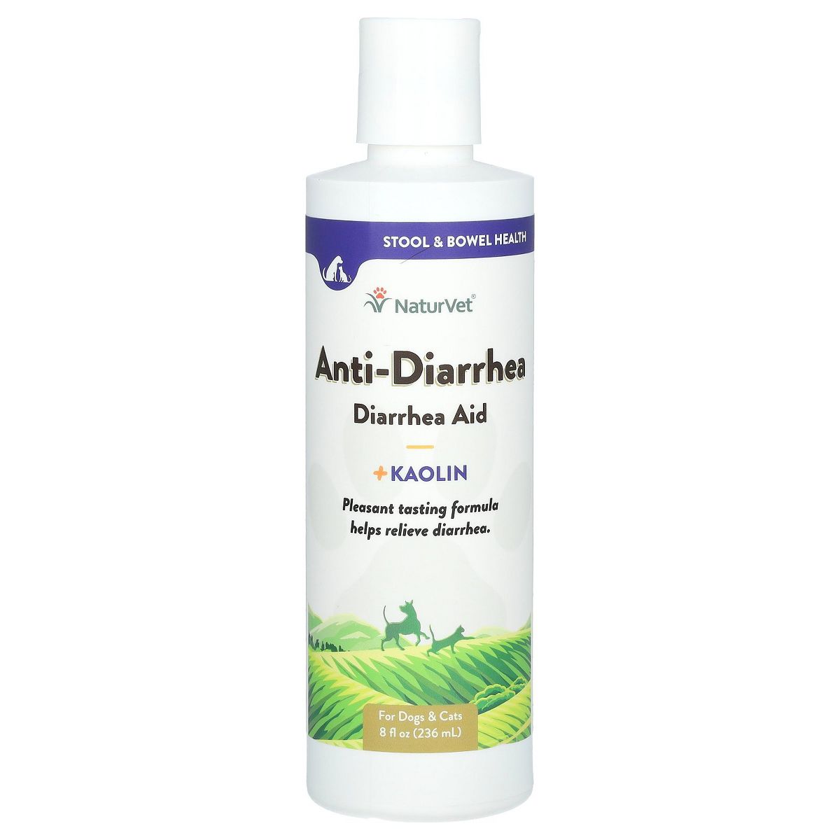 Naturvet Anti-Diarrhea Liquid for Dogs and Cats 8floz