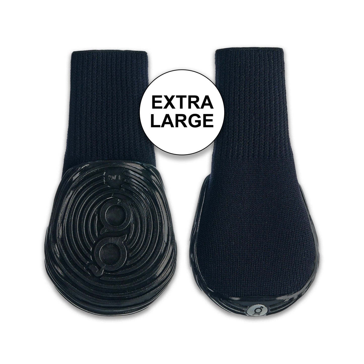 Goo-eez Ultras Dog Boots, Black, XLarge, 4pk