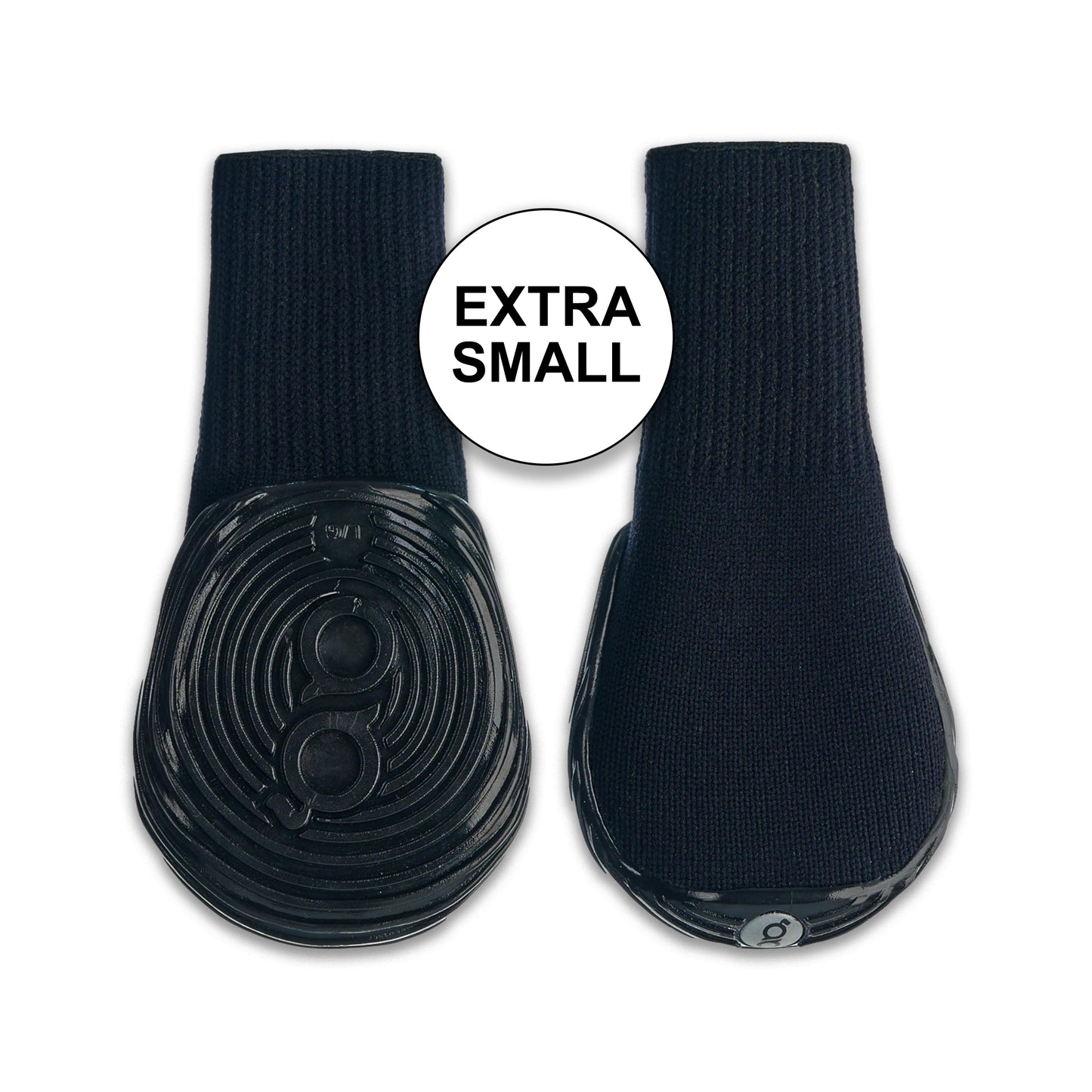 Goo-eez Ultras Dog Boots, Black, XSmall, 4pk