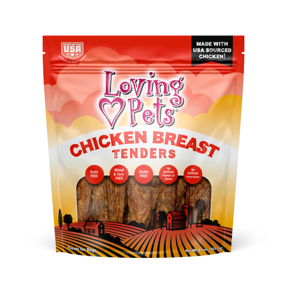Loving Pets Chicken Breast Tenders for Dogs 24oz