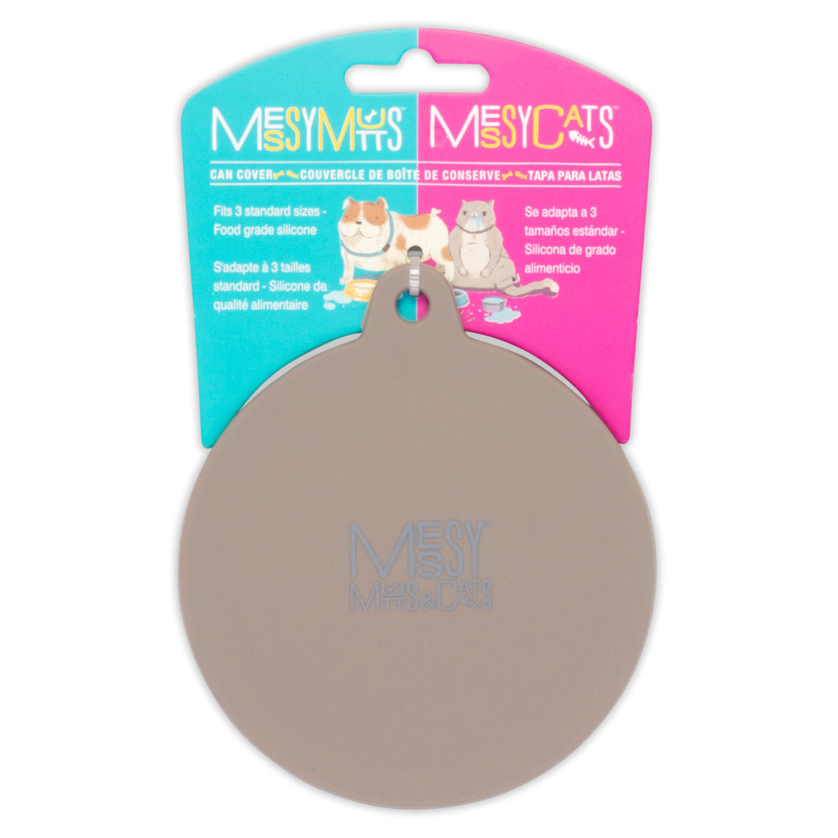 Messy Mutts Can Cover - Grey