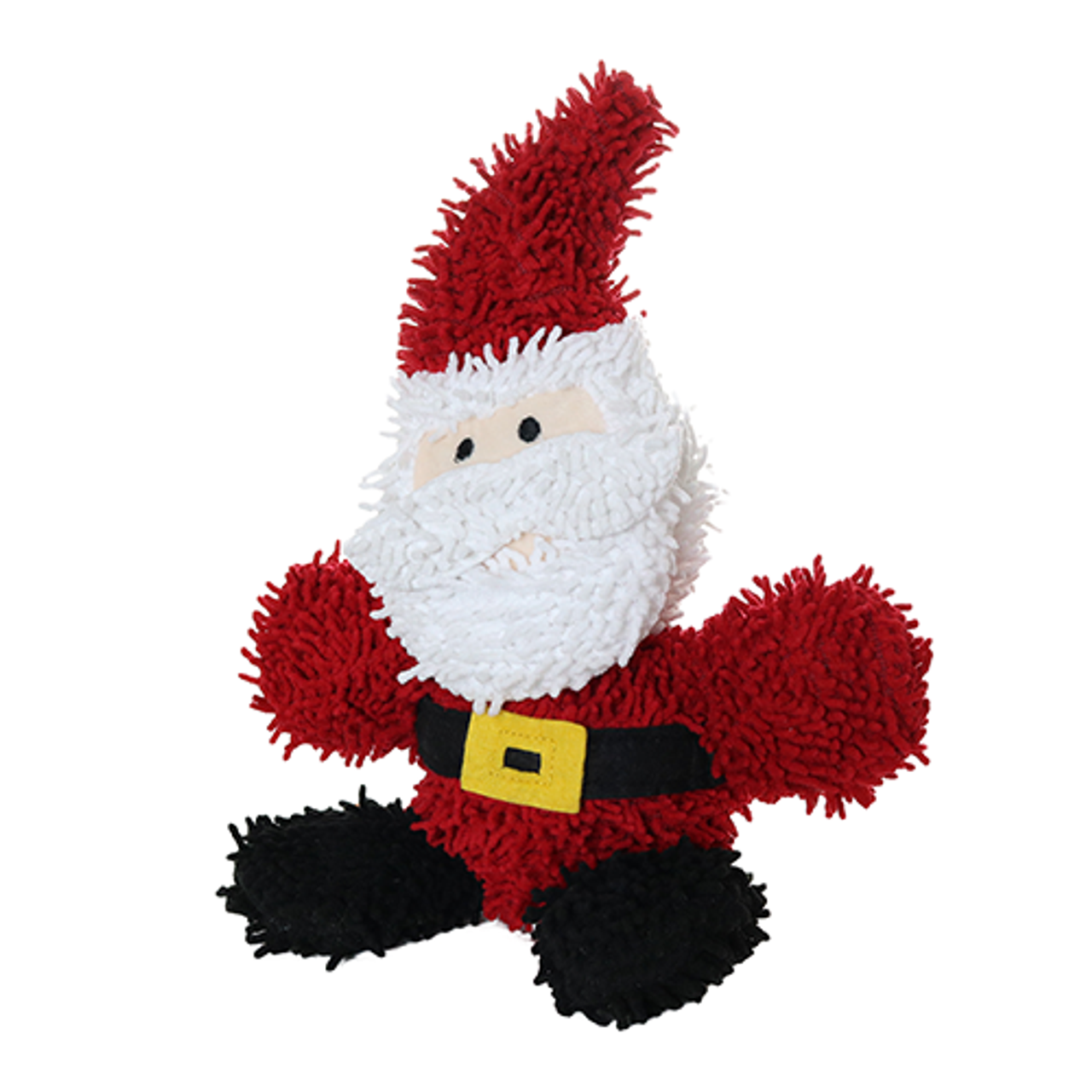 Mighty Dog Holiday Plush Dog Toy Miscofiber Santa