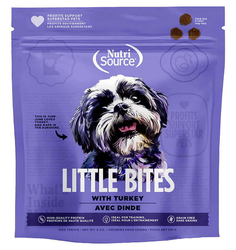 Nutrisource Element Grain Frree Little Bites Dog Treat 6oz Turkey