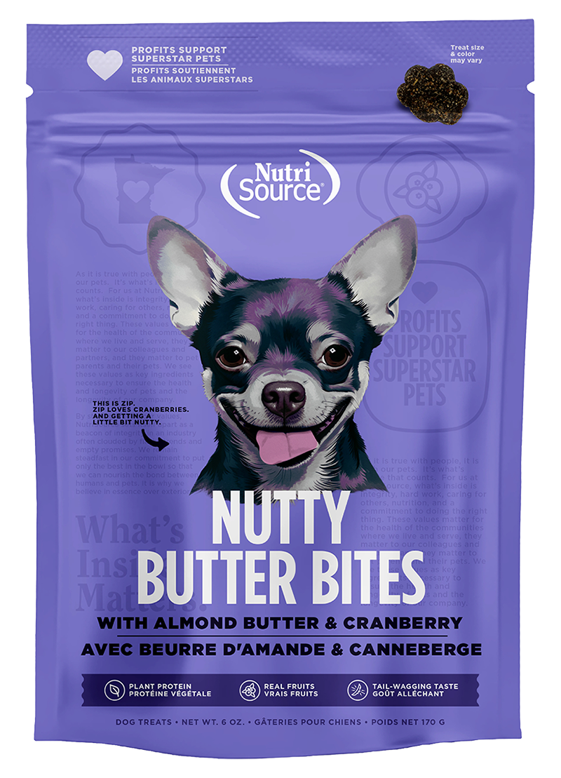 Nutrisource Nutty Butter Bites 6oz Cranberry