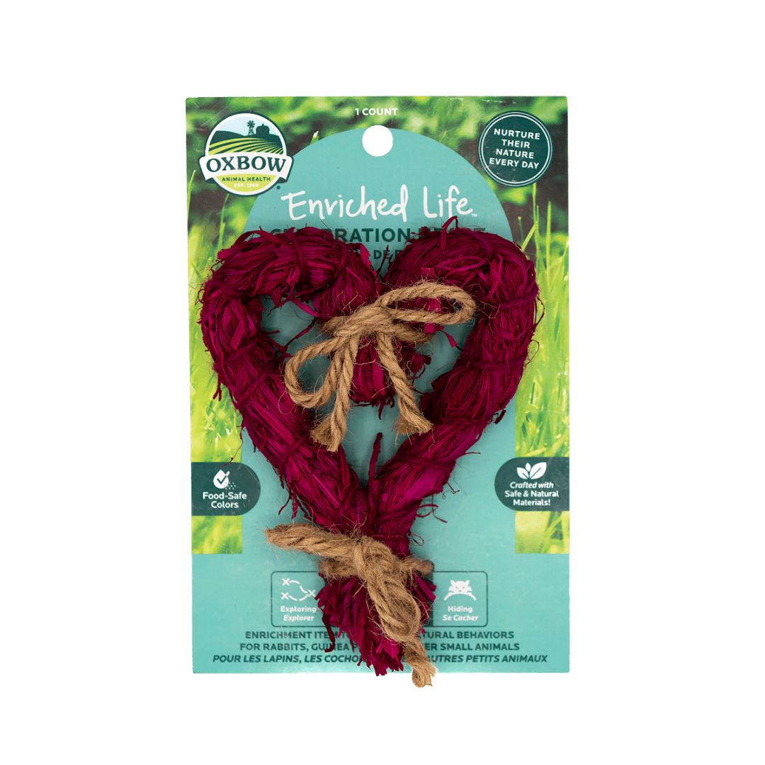Oxbow Enriched Life Celebration Heart Small Animal Toy
