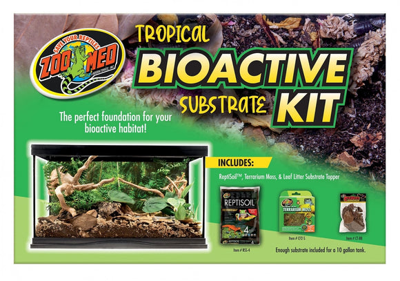 Zoo Med Tropical Bioactive Substrate Kit 10gal
