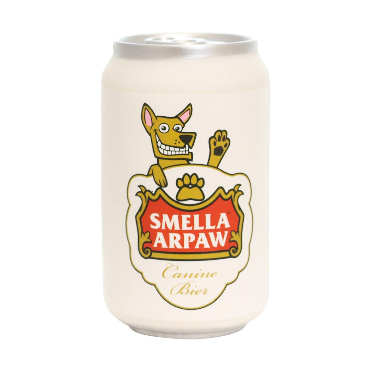 Silly Squeakers Smella Arpaw Beer Can Dog Toy