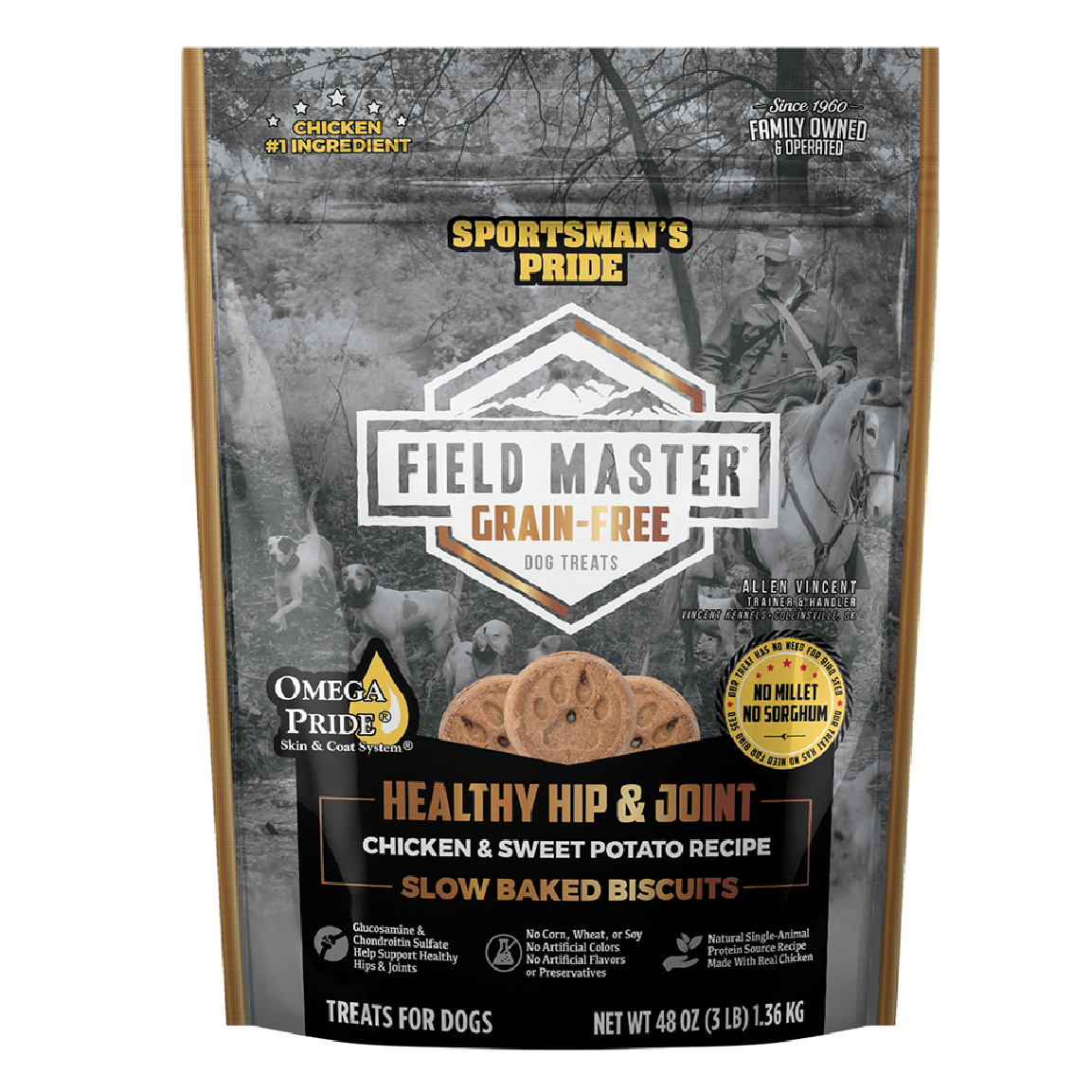 Sportsman's Pride Field Master Grain Free Healthy Hip & Joint Chicken Biscuits 3lb bag