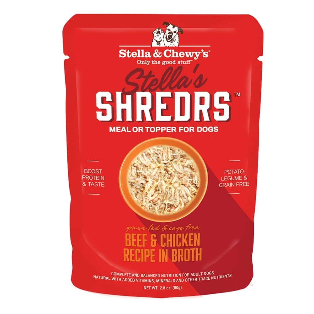 Stella & Chewy’s Stella’s Shredrs Beef & Chicken Recipe in Broth 2.8oz