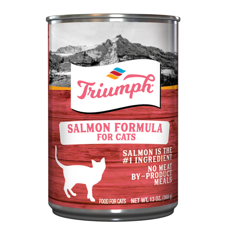 Triumph Salmon Formula Cat Food 13oz can