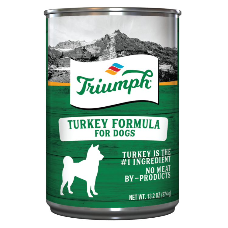 Triumph Turkey Formula Dog Food 13.2oz Can