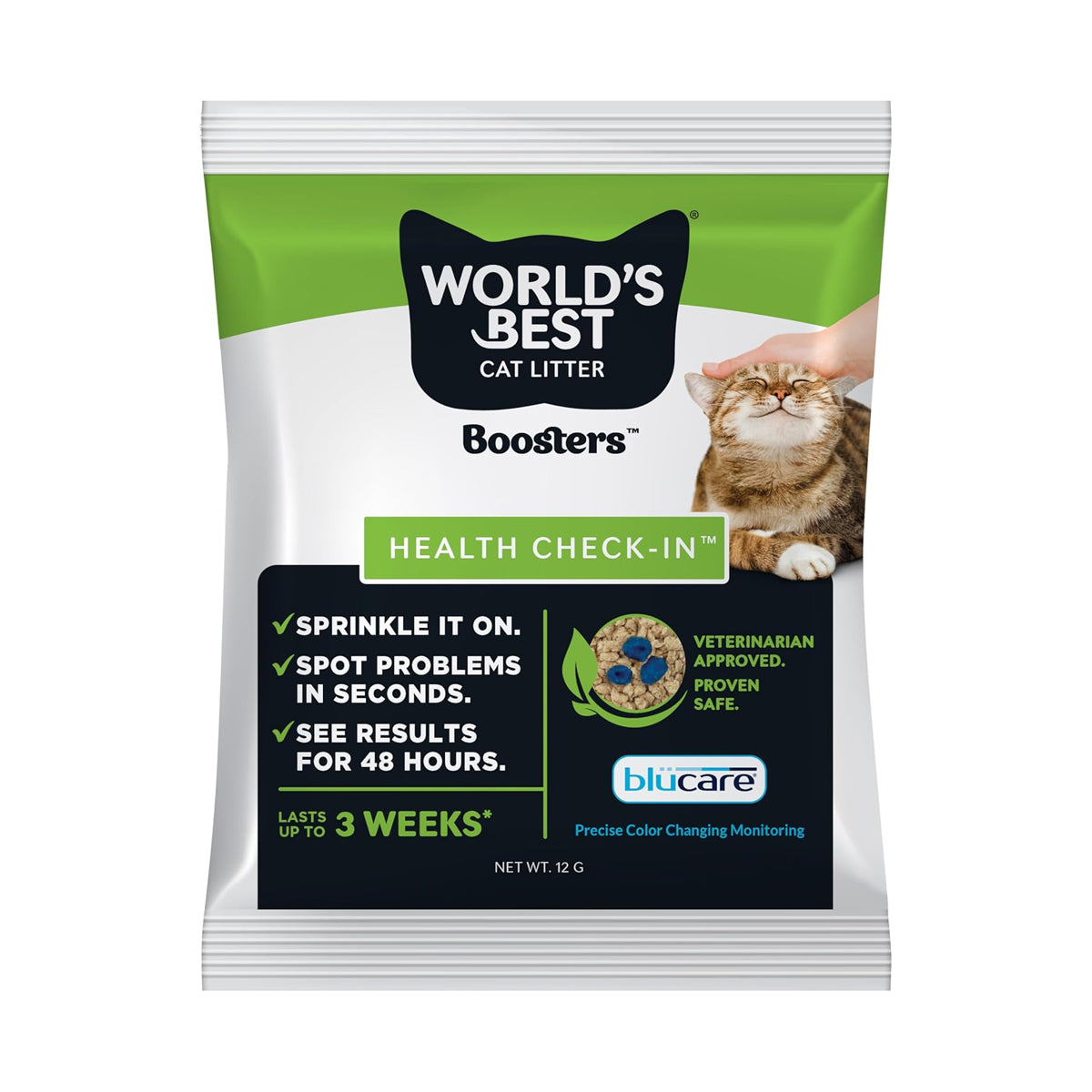World's Best Cat Litter Boosters Health Check-In Additive, 12g
