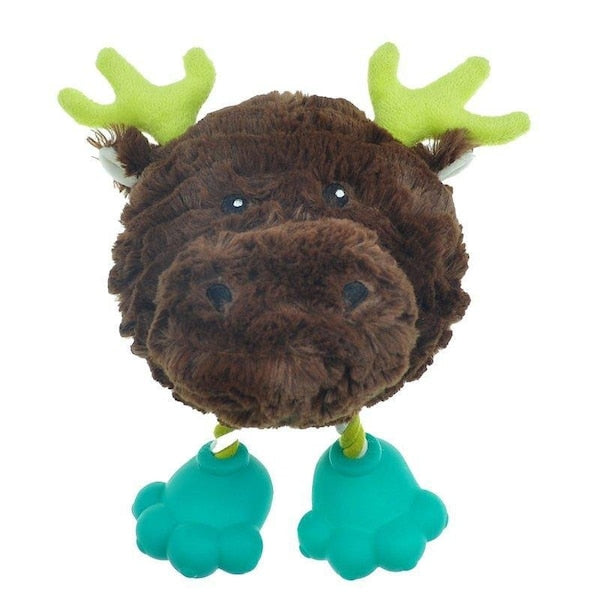 Boss Pet Pet Park Blvd Dog Toy, Footies Toy, Moose