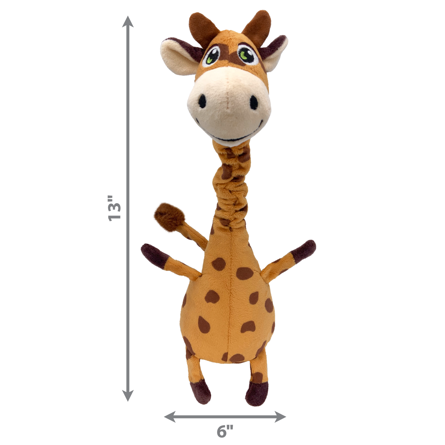 Kong Dog Toy Shakers Bobz Giraffe Medium