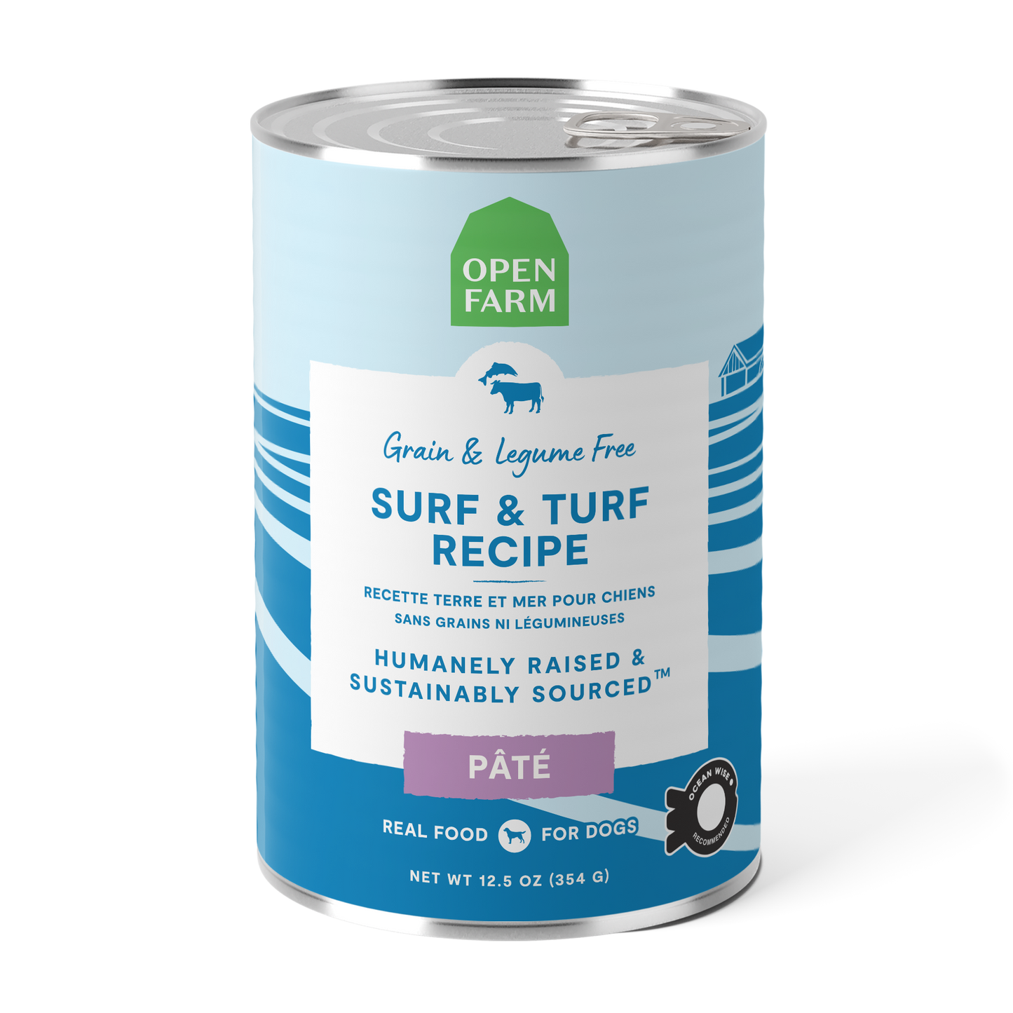 Open Farm Surf & Turf Recipe Pâté For Dogs 12.5oz Can