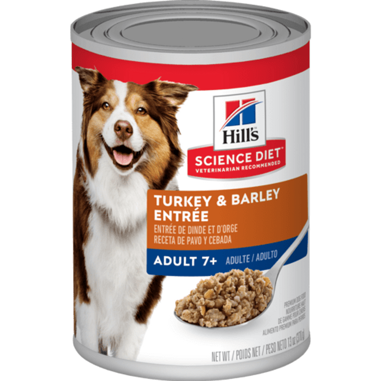 Hill's Science Diet Adult 7+ Turkey & Barley Entree Canned Dog Food, 13oz