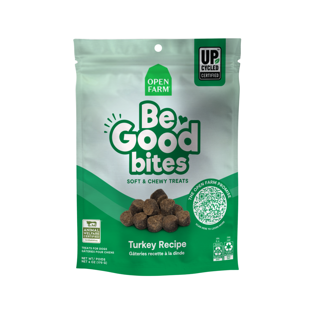 Open Farm Be Good Bites Turkey Recipe Treats For Dogs 6oz Bag