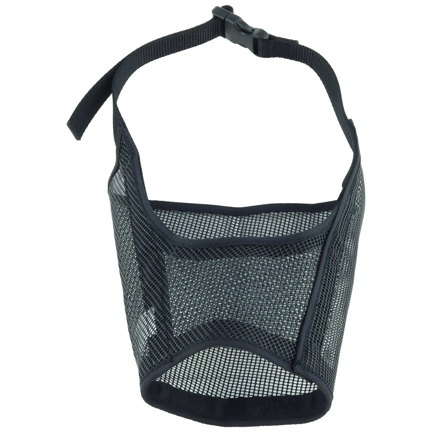 Coastal Best Fit Adjustable Mesh Dog Muzzle Black #8 11.5in