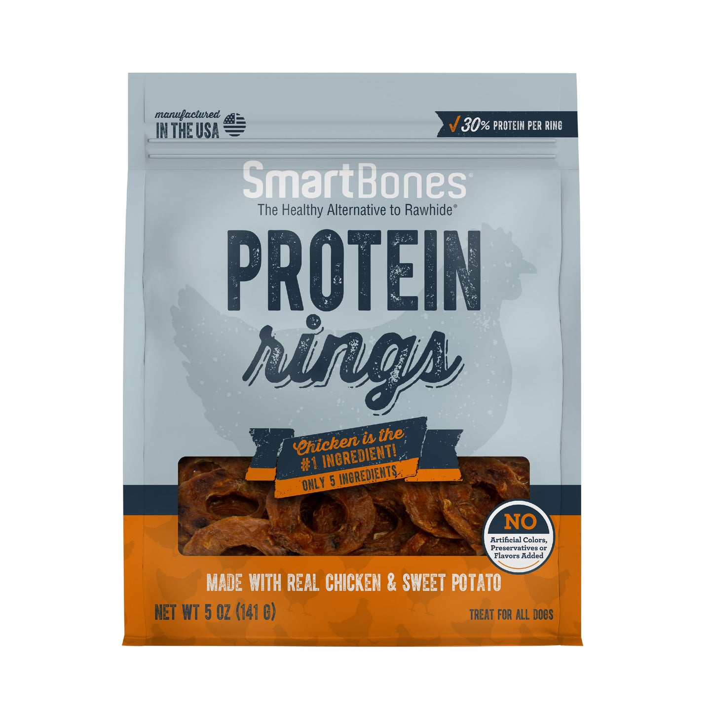 SmartBones Protein Rings With Real Chicken And Sweet Potato, 5 OZ