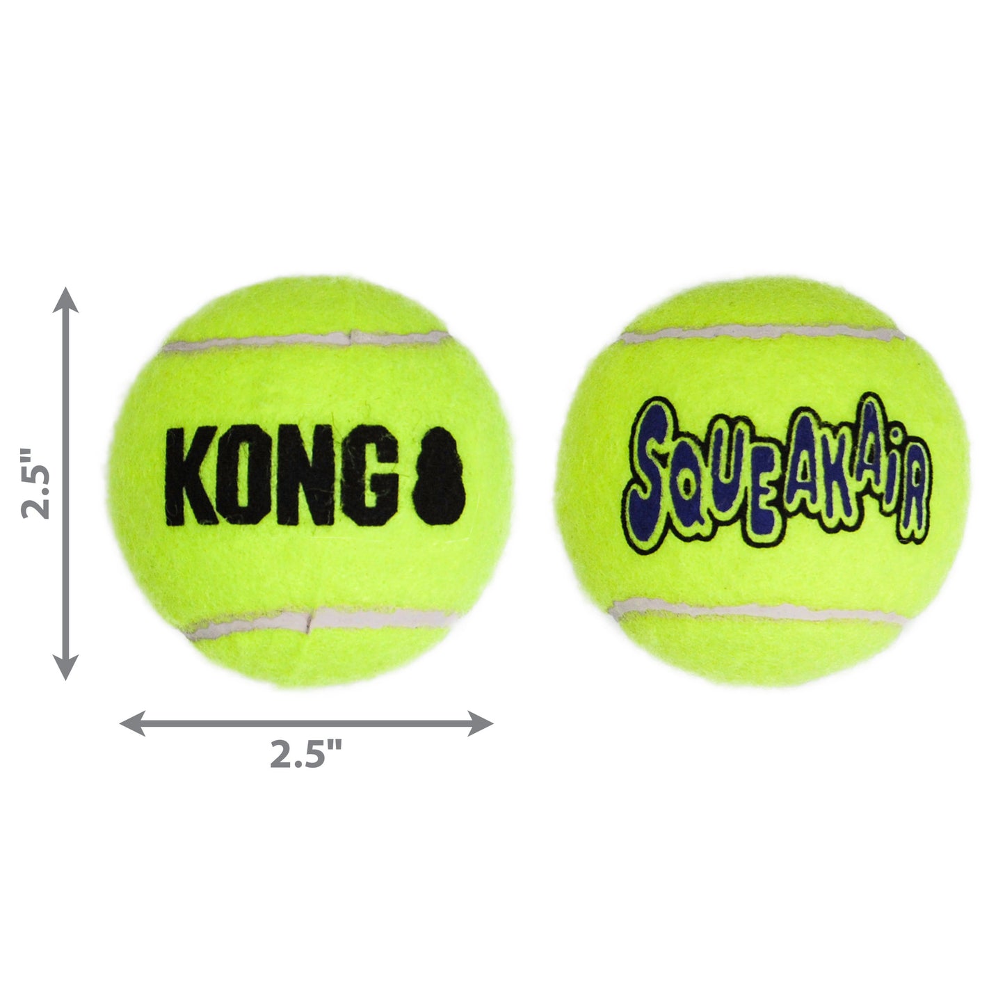 Kong Dog Toy SqueakAir Balls 3pk Medium