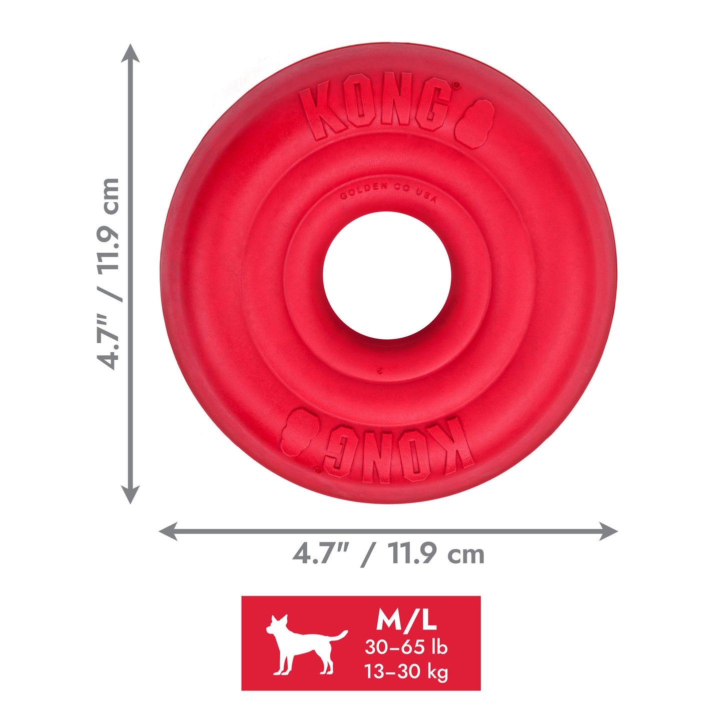 Kong Dog Toy Donut Medium