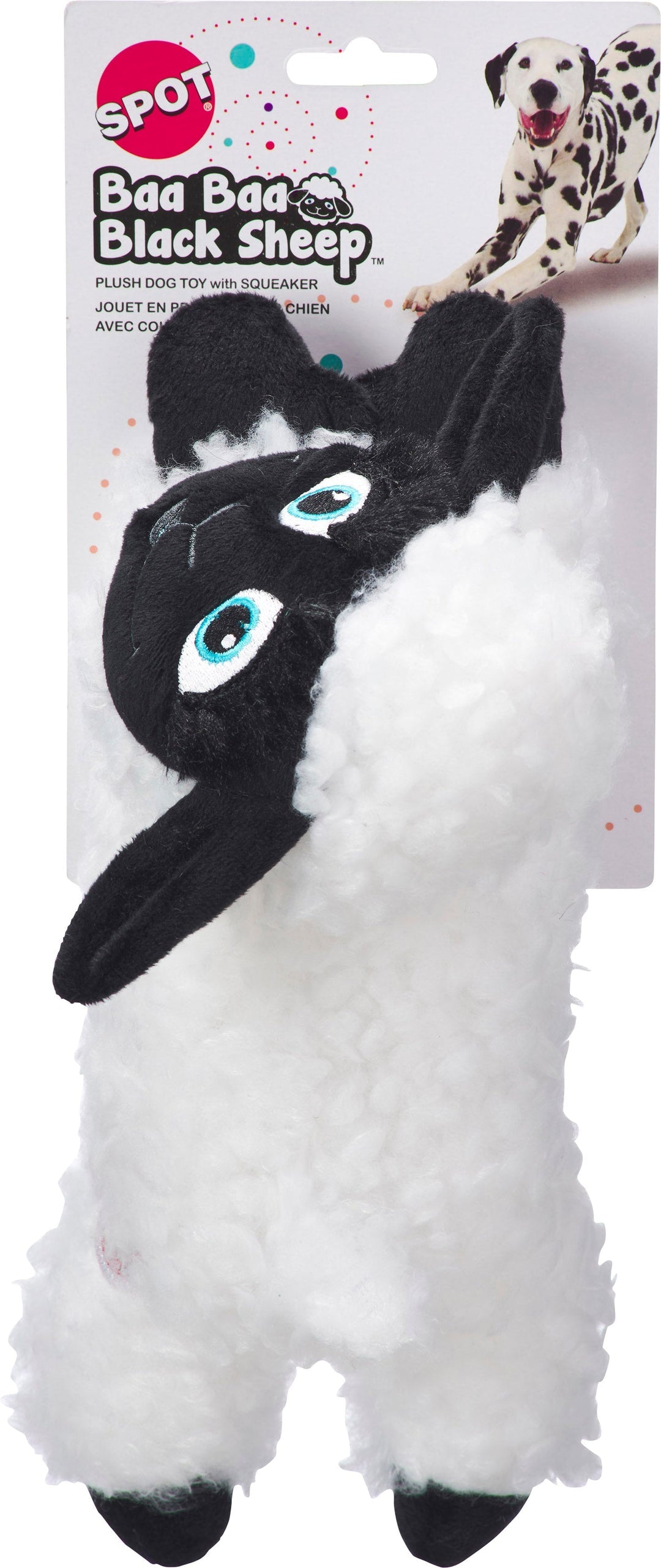 Spot Ethical Pet Baa Baa Black Sheep Plush Dog Toy 11 in