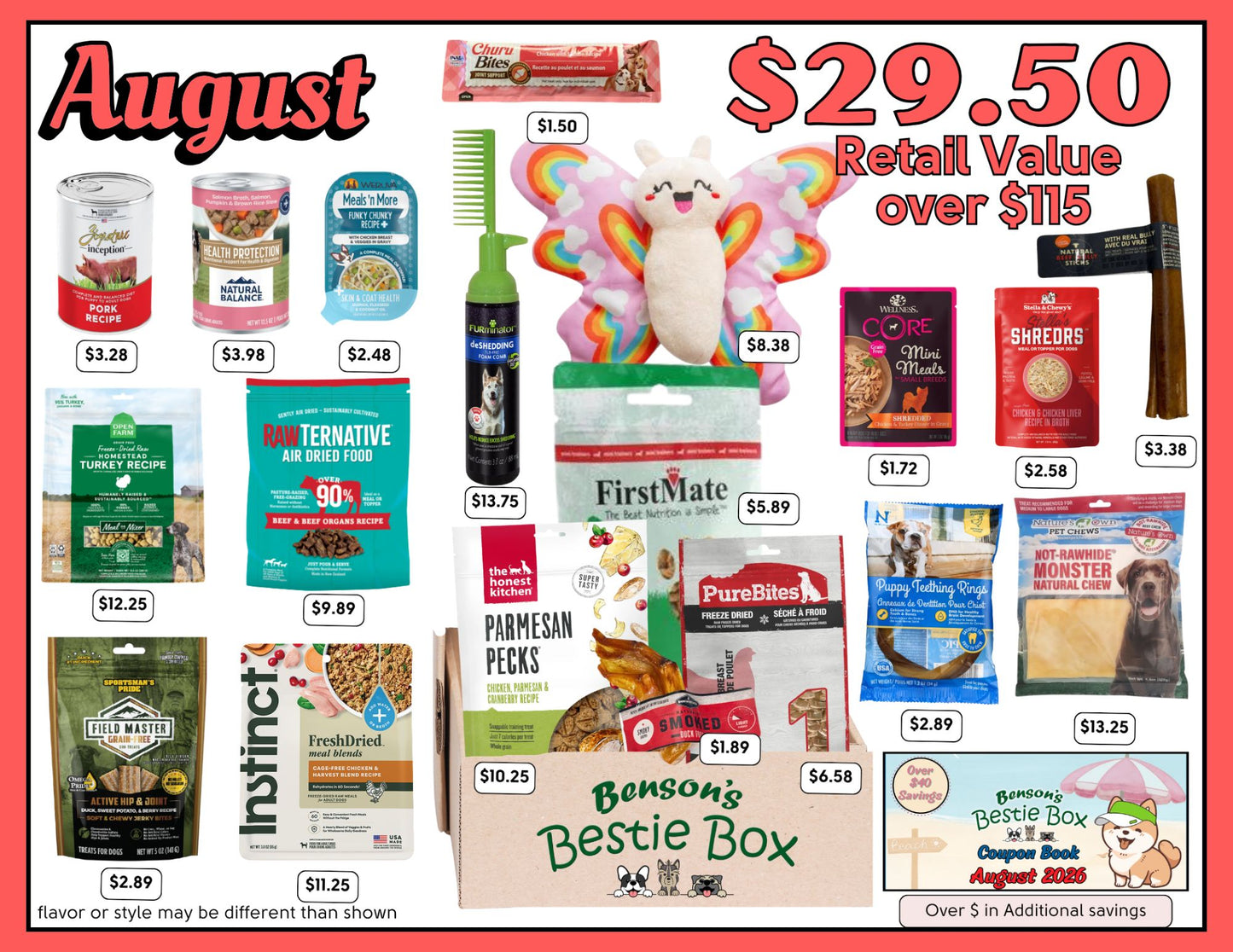 Benson's Bestie Box for Dogs - August 2026