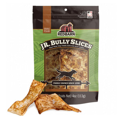 Redbarn Pet Products Jr. Bully Slices Dog Treats Peanut Butter 4 oz
