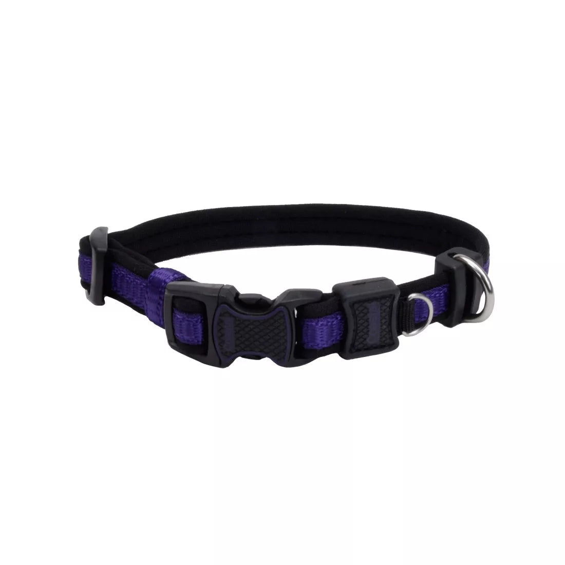 Coastal Inspire 5/8in Wide 8-12in Dog Collar Purple