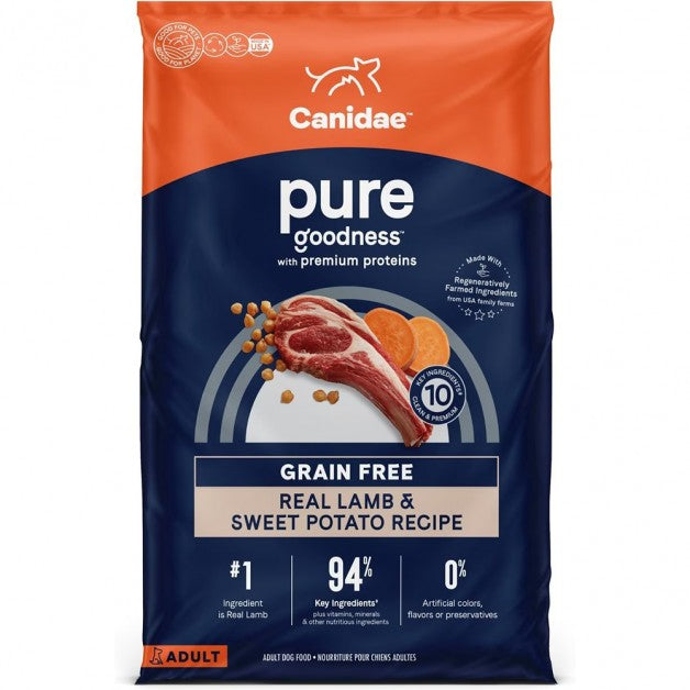 Canidae Pure Elements Lamb Sweet Potato Dry Dog Food, 22lb