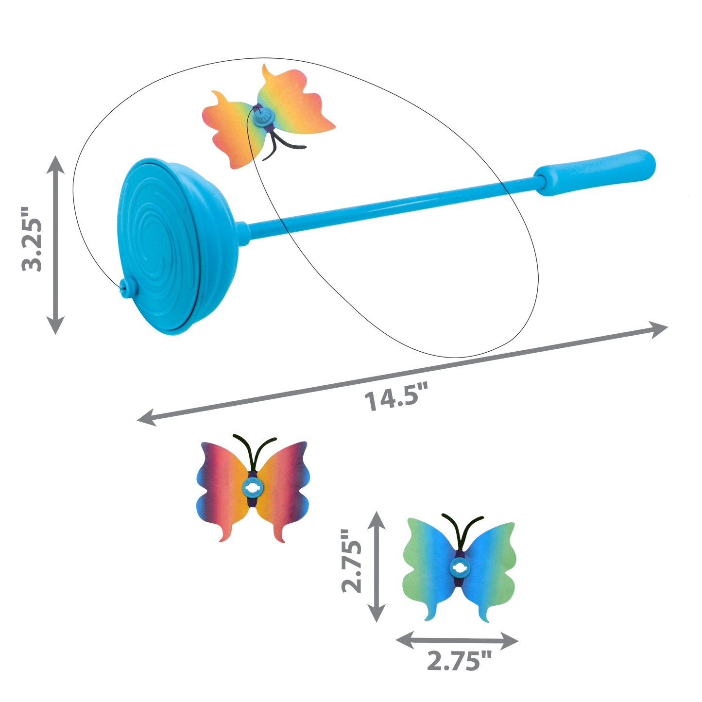 Kong Cat Toy Teaser Purrsuit Butterfly