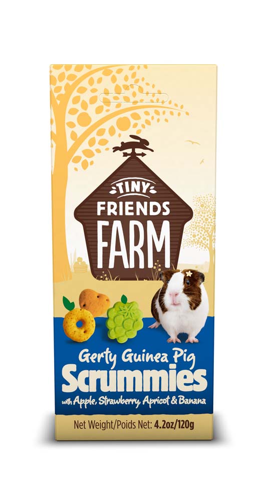Tiny Friends Farm Gerty Guinea Pig Scrummies Treats 4.2 oz