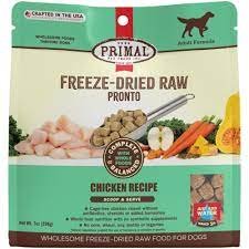 Primal Raw Pronto Chicken Recipe Dog Freeze-Dried Food 16oz
