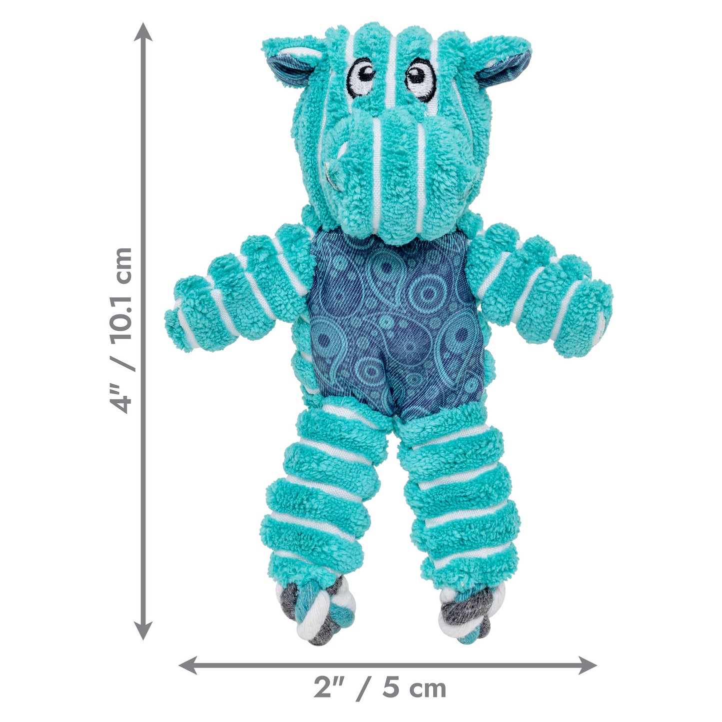 Kong Floppy Knots Dog Toy eXtra Small Hippo