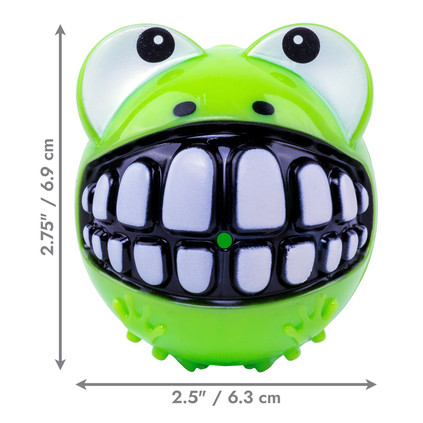 Kong Dog Toy Grinz Frog Medium