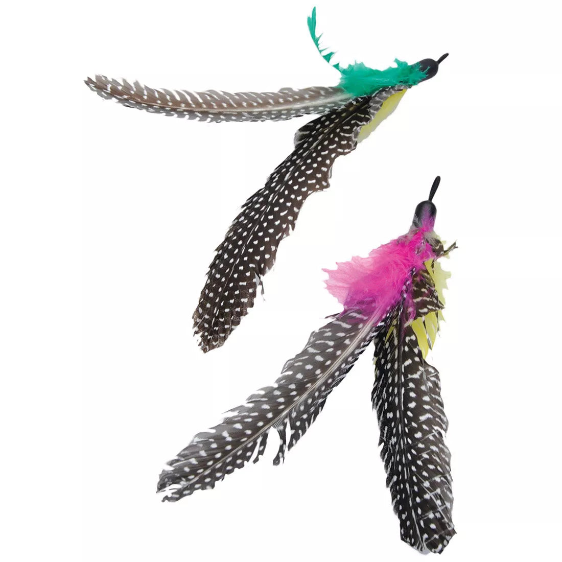 Coastal Turbo Feather Replacement 2pk for Flying Teaser Cat Toy