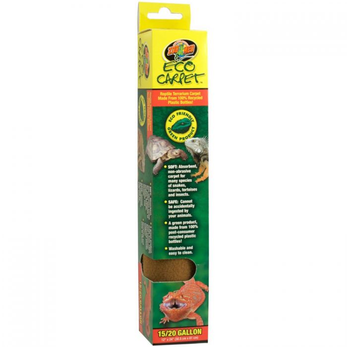 Zoo Med Eco Carpet Reptile Terrarium Carpet Tan 15-20gal