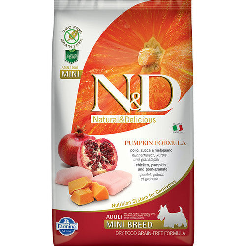Farmina N&d Pumpkin Grain Free Chicken Pomegranate Mini Dry Dog Food 15.4 lb