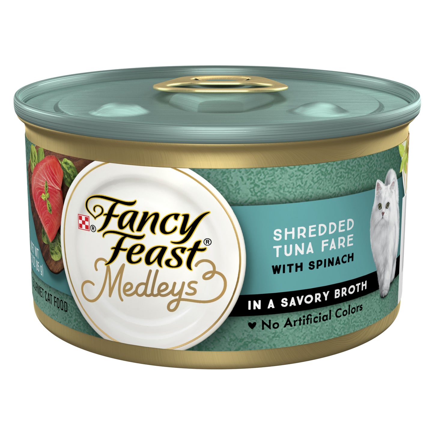 Purina Fancy Feast Cat Food Medleys Shredded Tuna Fare Wet Cat Food Recipe 3oz