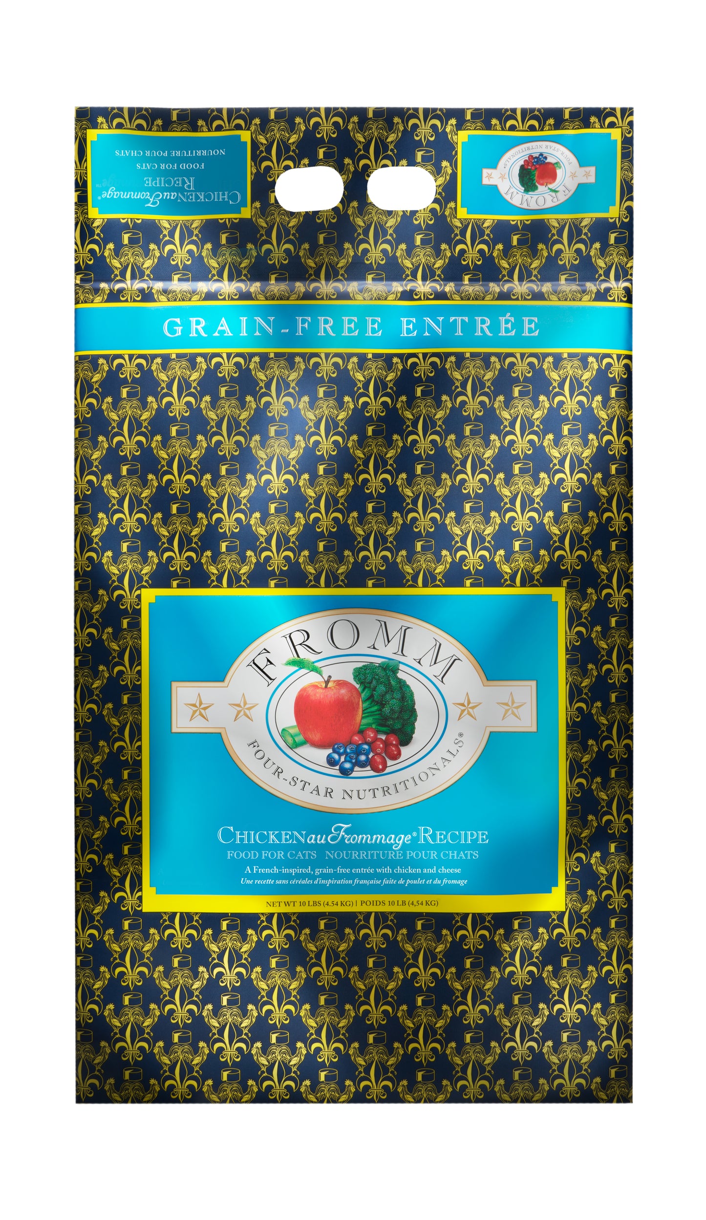 Fromm Cat Four-Star Grain Free Chicken Au Frommage 10lb Bag