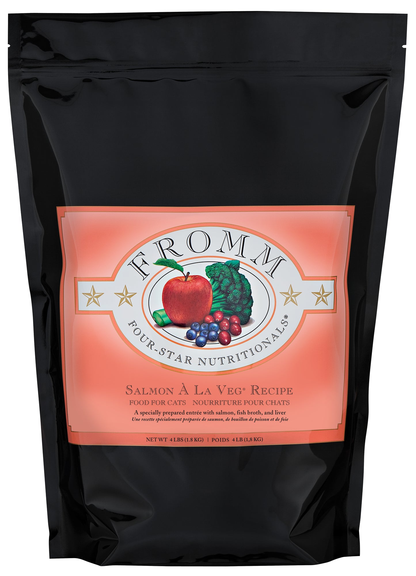 Fromm Four-Star Nutritionals® Salmon À La Veg® Food for Cats 4 lb
