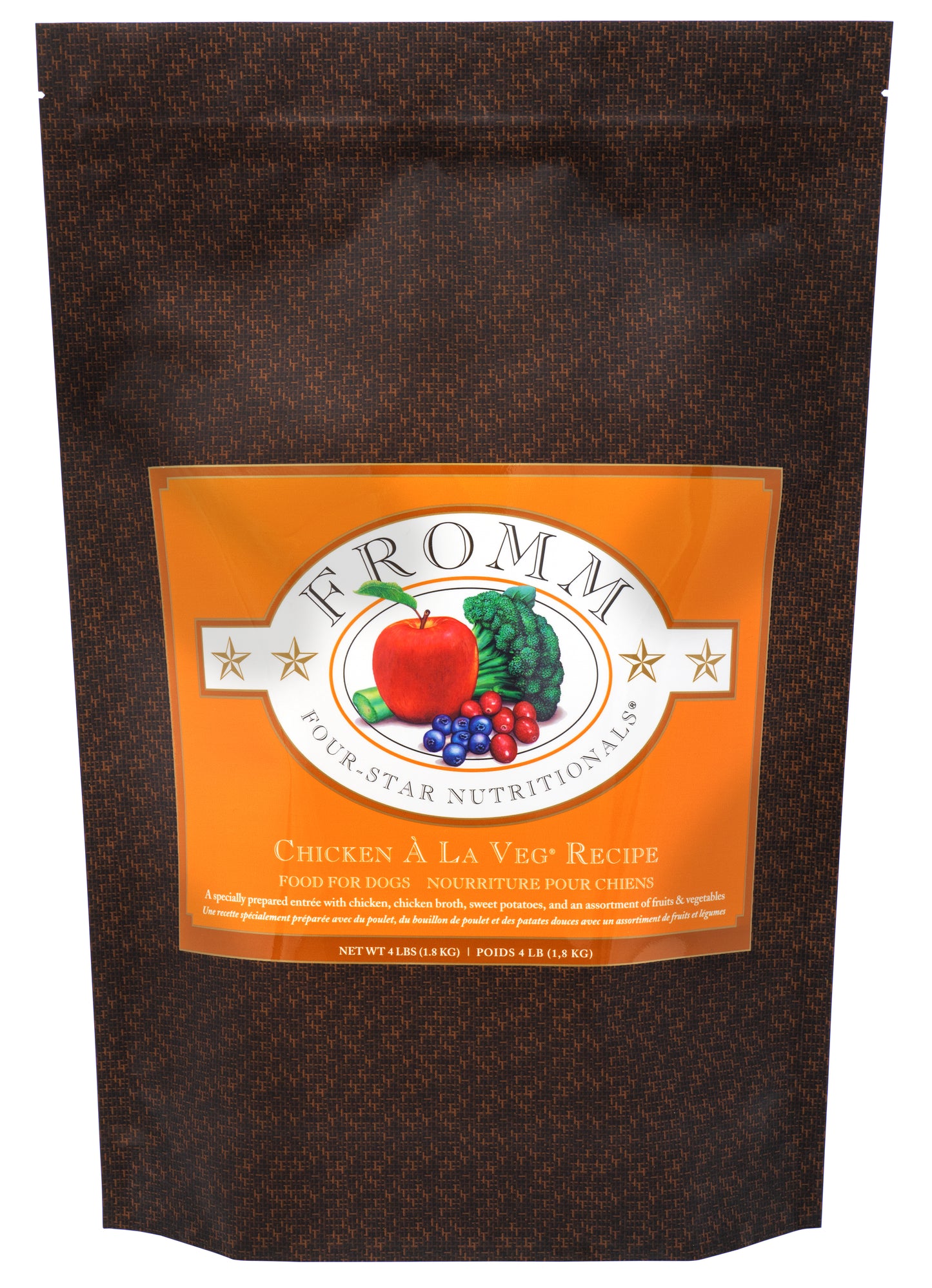 Fromm Four-Star Nutritionals® Chicken À La Veg® Recipe Food for Dogs 4 lb