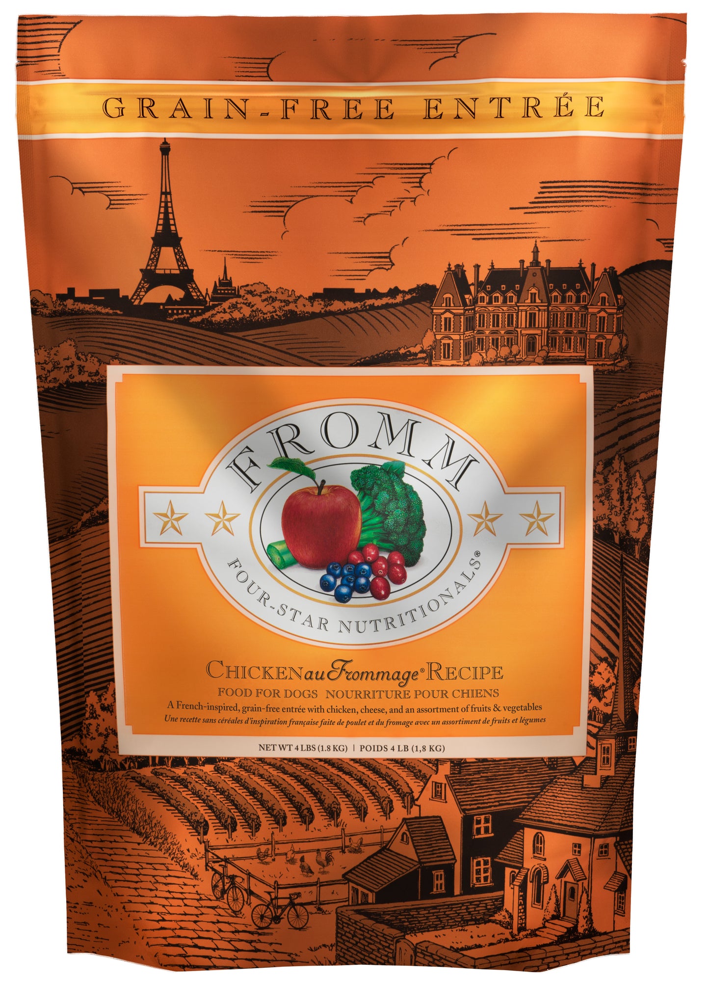 Fromm Four-Star Nutritionals® Chicken au Frommage® Recipe Food for Dogs 4 lb